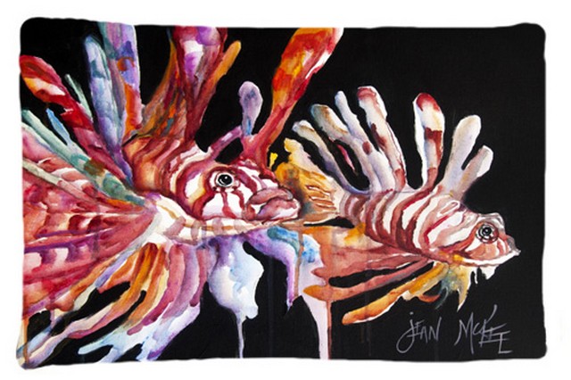 Lionfish Fabric Standard Pillowcase