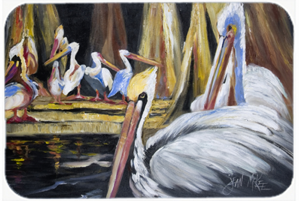 Pelicans Glass Cutting Board- Large
