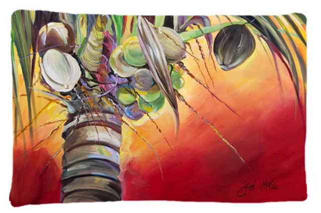 Sunset On The Coconut Tree Fabric Standard Pillowcase