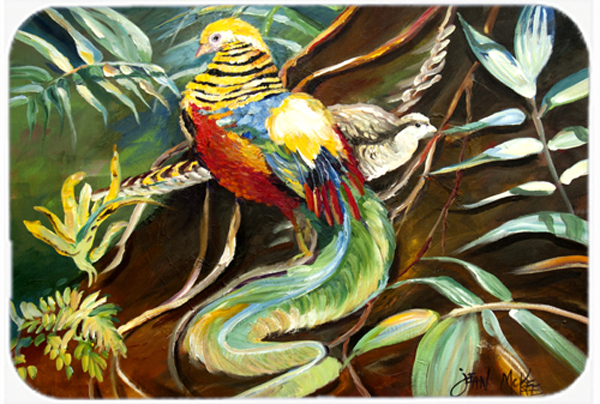 Mandarin Pheasant Glass Cutting Board- Large