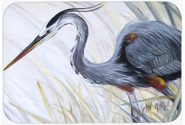Blue Heron Frog Hunting Glass Cutting Board, Large