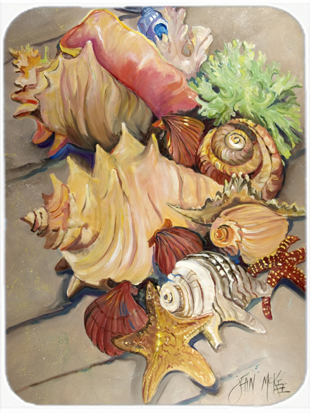 Shells Glass Cutting Board- Large