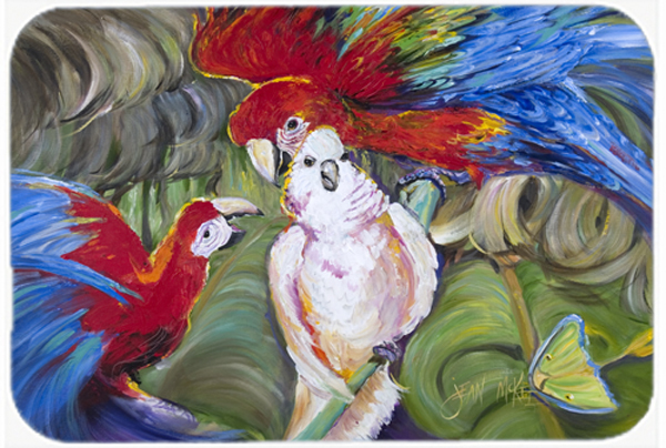 Menage-A-Trois Parrots Mouse Pad, Hot Pad & Trivet