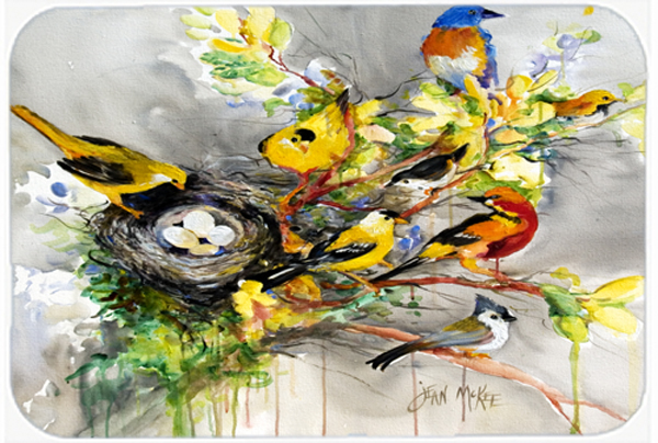 Spring Birds Mouse Pad- Hot Pad & Trivet
