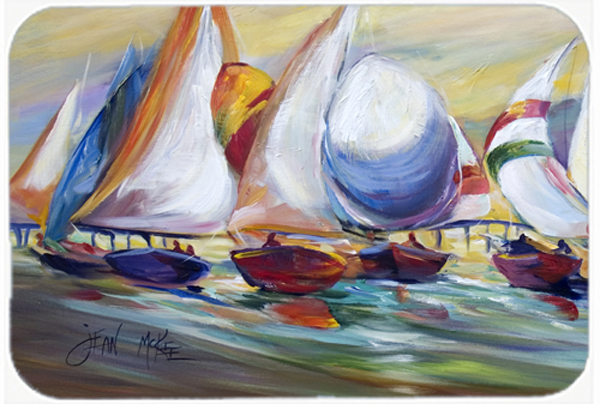 Sailboat Race In Dauphin Island Mouse Pad, Hot Pad & Trivet