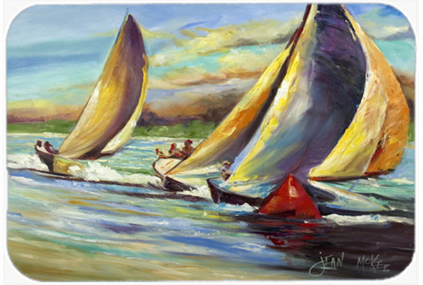 Knost Regatta Pass Christian Sailboats Mouse Pad, Hot Pad & Trivet