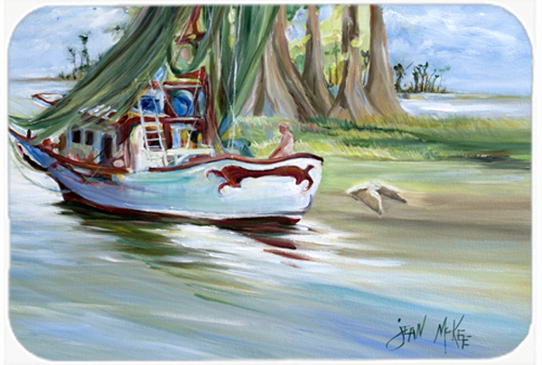 Jeannie Shrimp Boat Mouse Pad, Hot Pad & Trivet