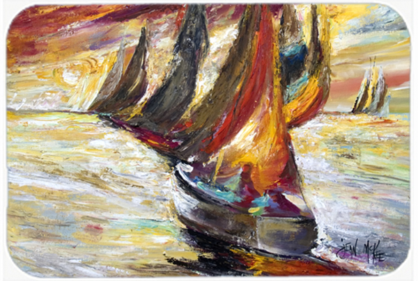 Red Sails Sailboat Mouse Pad, Hot Pad & Trivet