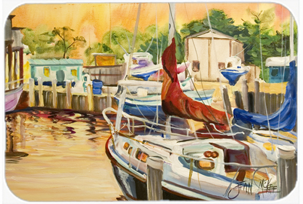 Sunset Bay Sailboat Mouse Pad, Hot Pad & Trivet