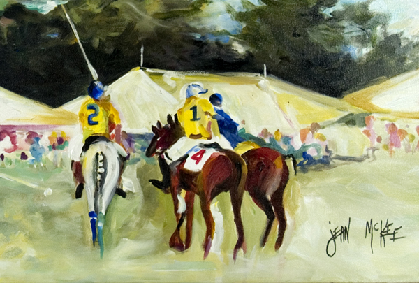 Picture of Carolines Treasures JMK1006PLMT Polo At The Point Fabric Placemat