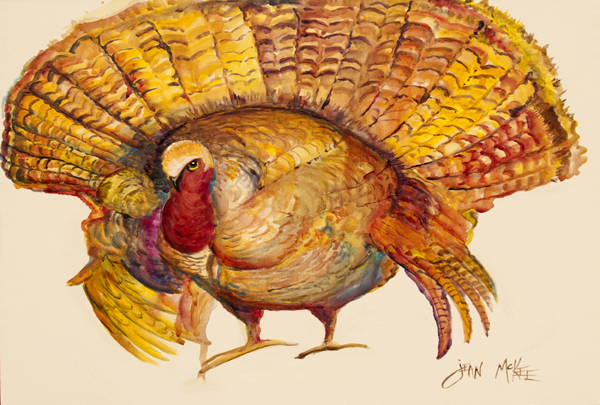 Picture of Carolines Treasures JMK1023PLMT Turkey Fabric Placemat