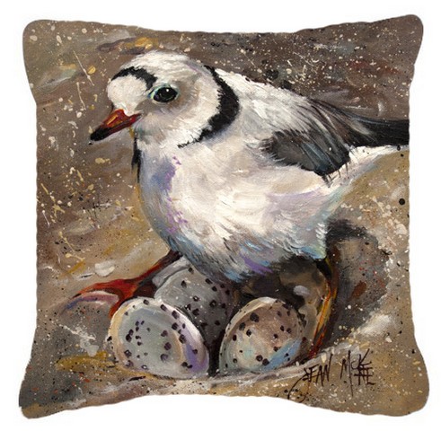 Piping Plover Canvas Fabric Decorative Pillow