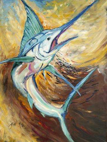 Billfish Flag Garden Size