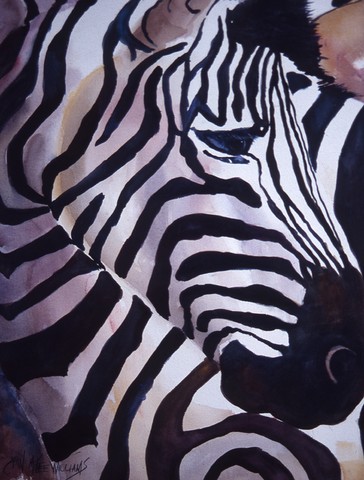 Zebra Head Flag Garden Size