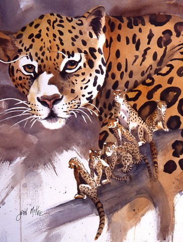 Cheetah Flag Canvas House Size