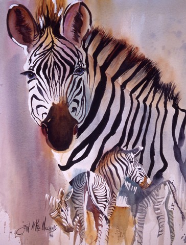Zebras Flag Canvas House Size