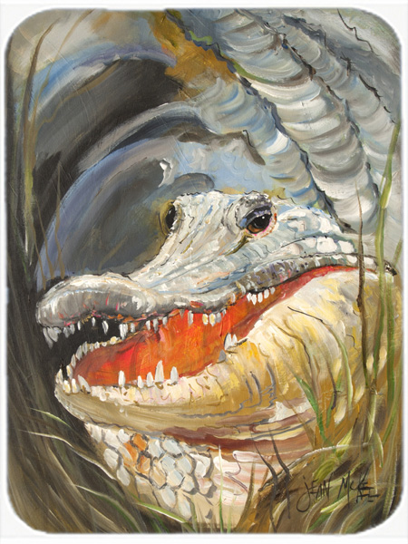 Alligator Glass Cutting Board, Large