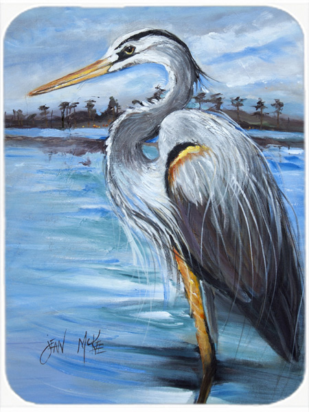 Blue Heron Gazing Mouse Pad, Hot Pad & Trivet