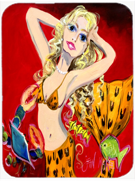 Red Mermaid Mouse Pad, Hot Pad & Trivet
