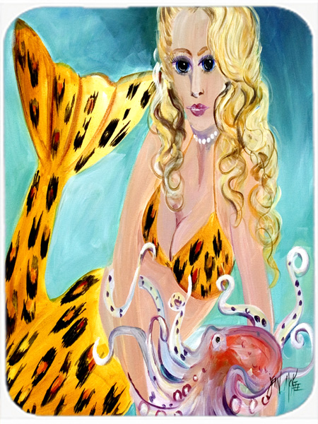 Teal Mermaid Mouse Pad, Hot Pad & Trivet