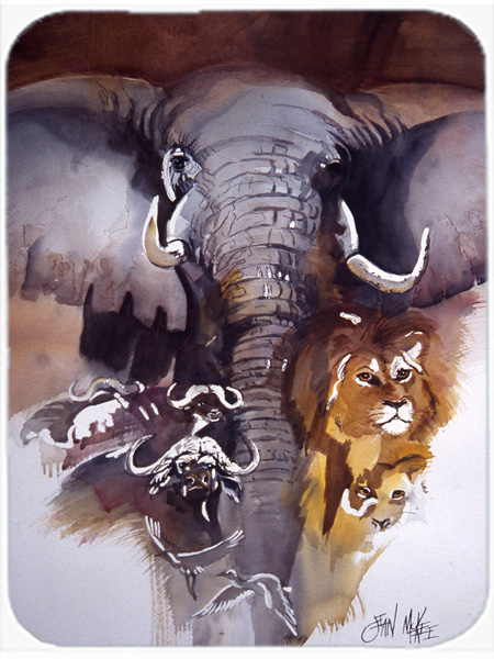 Elephant- Lions And More Mouse Pad- Hot Pad & Trivet