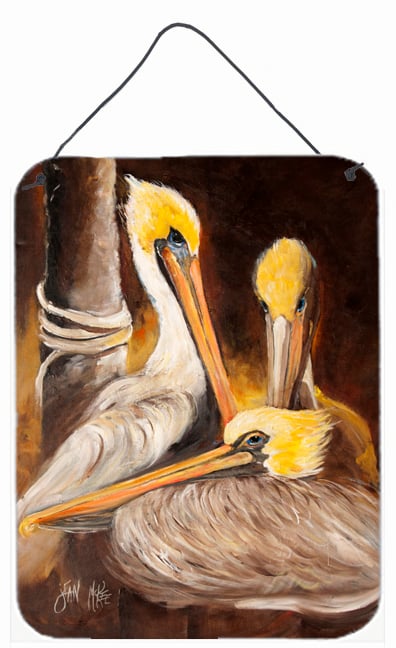 Brown Pelicans Wall and Door Hanging Prints