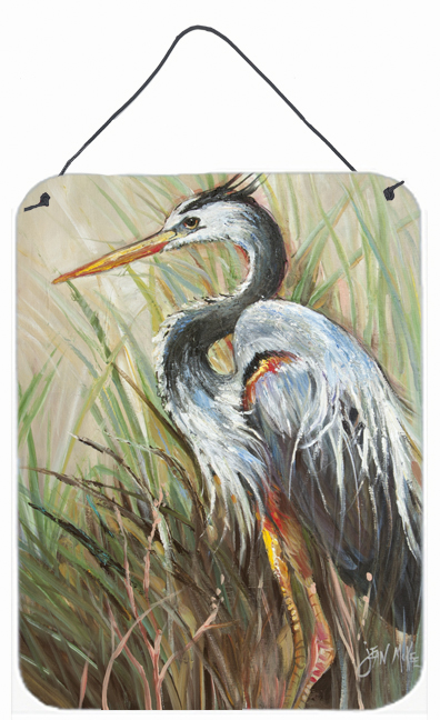 Blue Heron Gazing West Wall and Door Hanging Prints