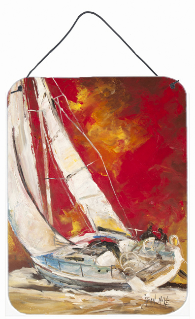 Red Sailboat Wall and Door Hanging Prints