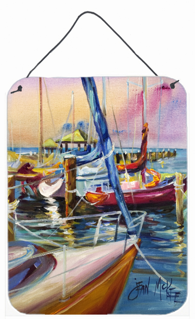 Purple Sailboats Wall and Door Hanging Prints