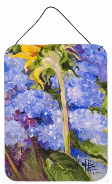 Hydrangea And Sunflower Wall and Door Hanging Prints
