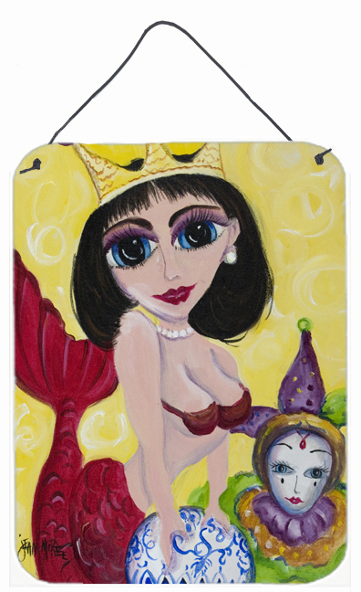 Mardi Gras Queen Mermaid Wall and Door Hanging Prints