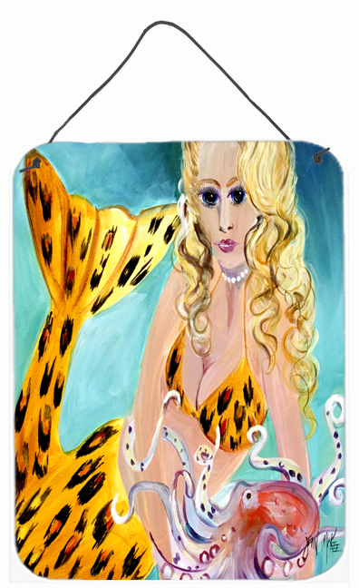 Teal Mermaid Wall and Door Hanging Prints