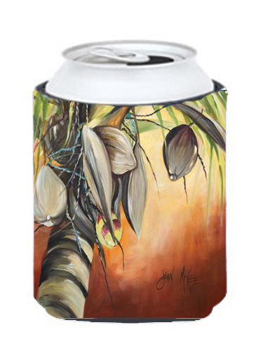 JMK1280CC Orange Coconut Tree Can & Bottle Hugger