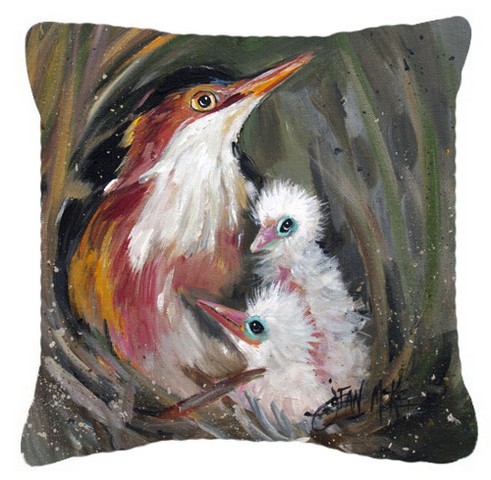 Happy Family Canvas Fabric Decorative Pillow