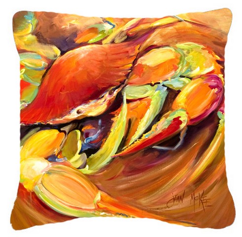 Crab Spice Canvas Fabric Decorative Pillow
