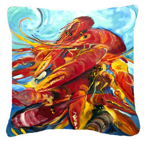 Crawfish Canvas Fabric Decorative Pillow