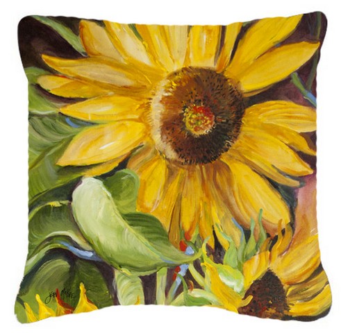 Sunflowers Canvas Fabric Decorative Pillow