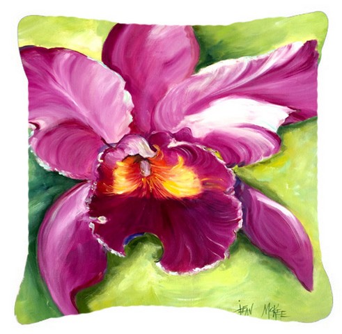 Orchid Canvas Fabric Decorative Pillow