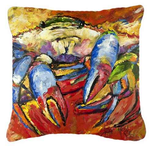 Red Crab Canvas Fabric Decorative Pillow