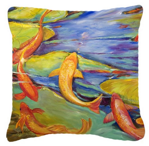 Koi Canvas Fabric Decorative Pillow