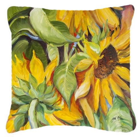 Sunflowers Canvas Fabric Decorative Pillow