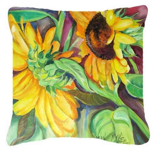 Sunflowers Canvas Fabric Decorative Pillow