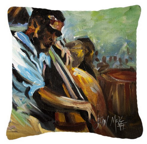 Jazz Bass Canvas Fabric Decorative Pillow
