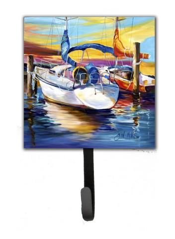 Symmetry Again Sailboats Leash & Key Holder