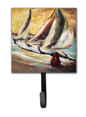 Boat Race Sailboats Leash & Key Holder