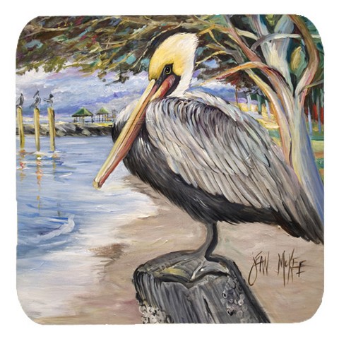 Pelican Bay Foam Coasters, Set Of 4