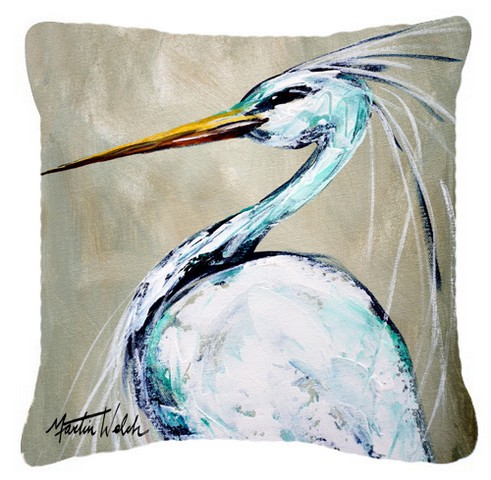 Blue Heron Smittys Brother Canvas Fabric Decorative Pillow