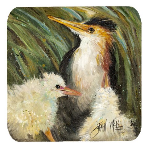 Happy Family Foam Coasters, Set Of 4