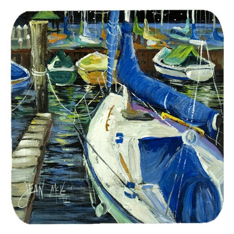 Sailboats Foam Coasters - Set Of 4