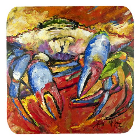 Red Crab Foam Coasters, Set Of 4